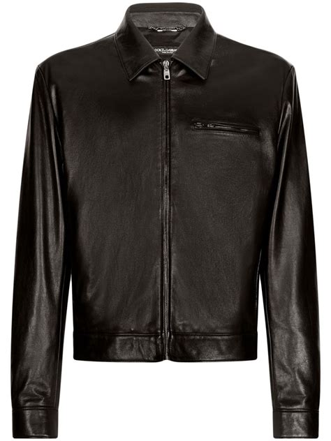 dolce gabbana lederjacke rbo399 telmd|farfetch dolce and gabbana.